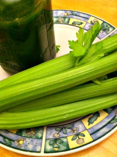 Celery helps to remove excess androgens from the body as well as giving a great supply of minerals.