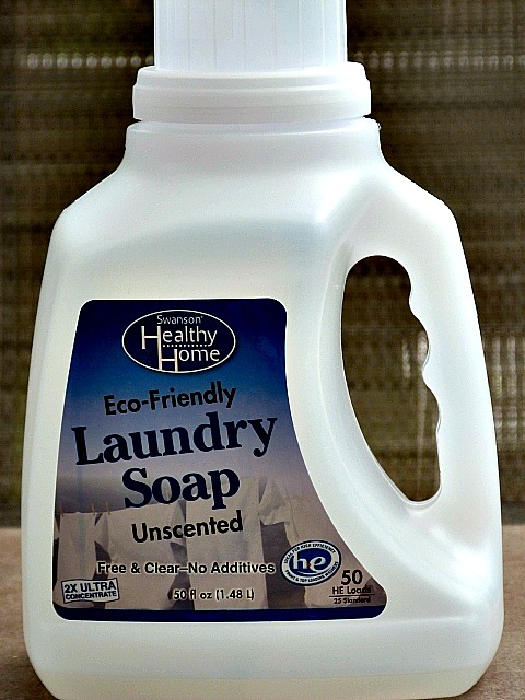 non toxic laundry detergent (shown here) that only use a coconut based surfactant.