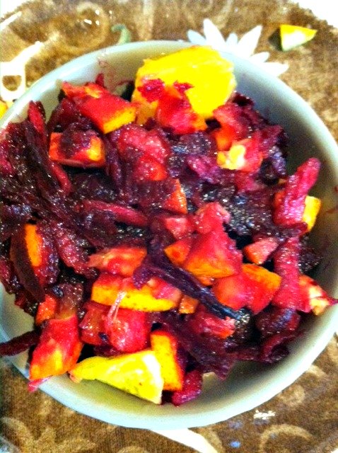 Beet/Orange Salad (Iron Rich Food)