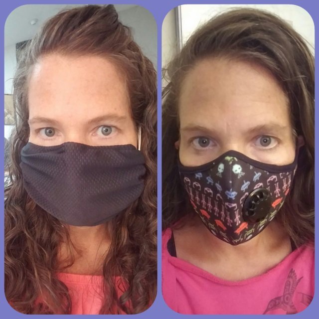 Stylish masks are available for those with MCS