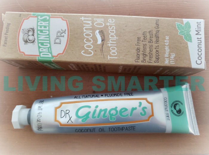 Dr. Gingers coconut oil toothpaste